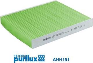 Purflux AHH191 - Filter, interior air www.autospares.lv