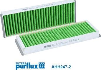 Purflux AHH247-2 - Filter, interior air www.autospares.lv