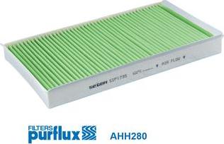 Purflux AHH280 - Filter, interior air www.autospares.lv