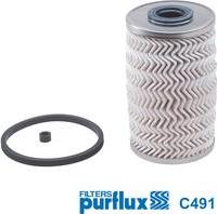 Purflux C491 - Degvielas filtrs www.autospares.lv