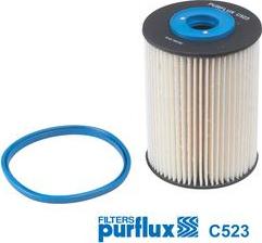 Purflux C523 - Degvielas filtrs www.autospares.lv