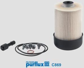 Purflux C869 - Degvielas filtrs www.autospares.lv