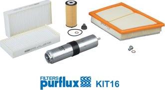 Purflux KIT16 - Filtrs-Komplekts www.autospares.lv