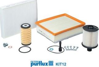 Purflux KIT12 - Filtrs-Komplekts www.autospares.lv