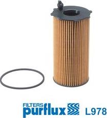 Purflux L978 - Eļļas filtrs www.autospares.lv