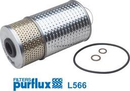 Purflux L566 - Oil Filter www.autospares.lv