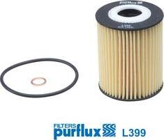 Purflux L399 - Eļļas filtrs www.autospares.lv