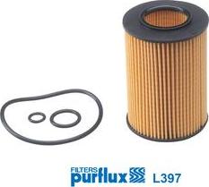 Purflux L397 - Eļļas filtrs www.autospares.lv