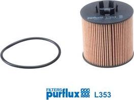 Purflux L353 - Eļļas filtrs www.autospares.lv