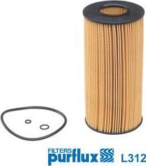 Purflux L312 - Oil Filter www.autospares.lv