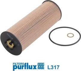 Purflux L317 - Масляный фильтр www.autospares.lv