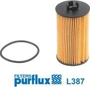 Purflux L387 - Масляный фильтр www.autospares.lv