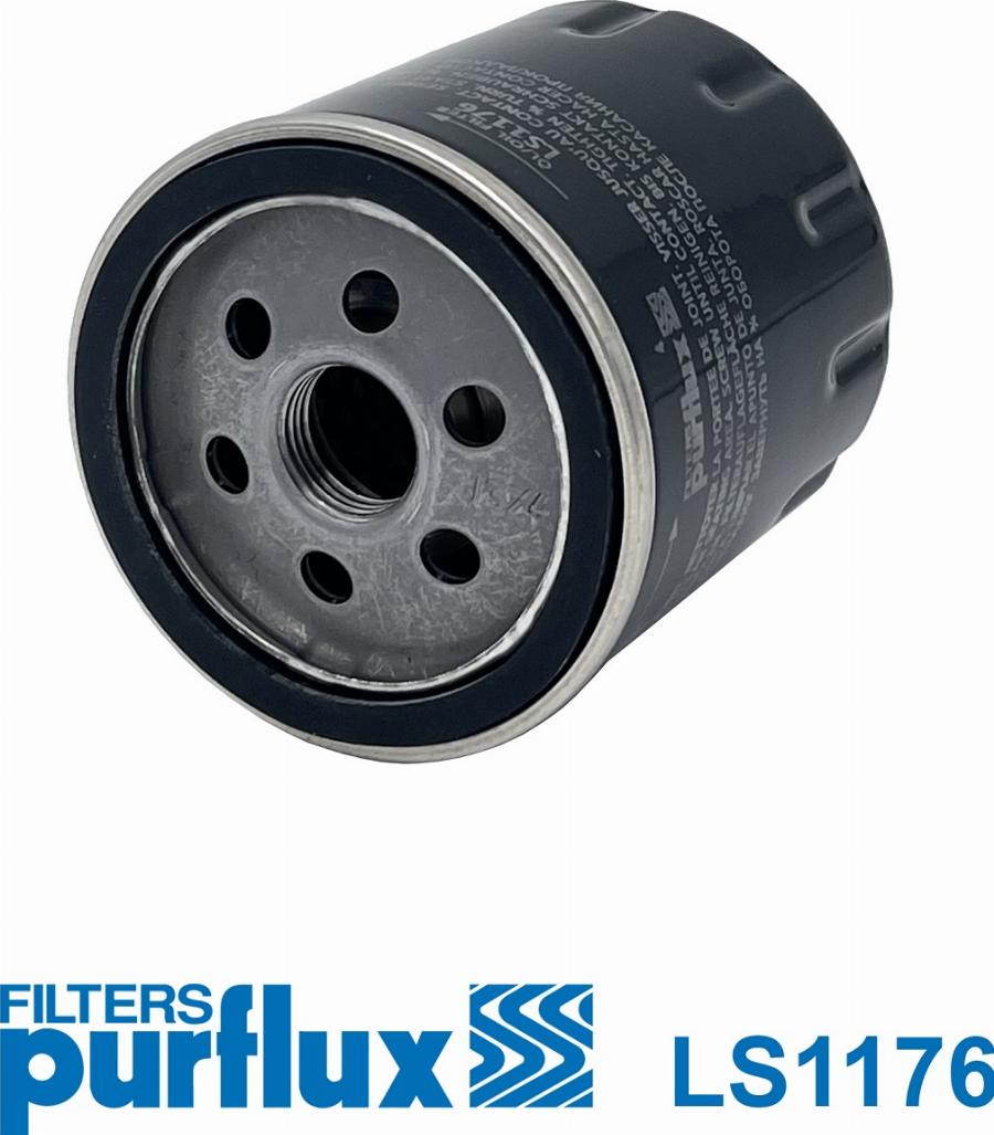 Purflux LS1176 - Eļļas filtrs www.autospares.lv