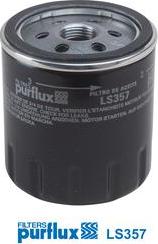 Purflux LS357 - Oil Filter www.autospares.lv