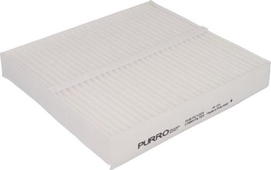 PURRO PUR-PC1004 - Фильтр воздуха в салоне www.autospares.lv