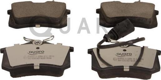 QUARO QP9596C - Brake Pad Set, disc brake www.autospares.lv