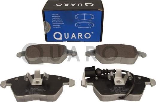 QUARO QP9849 - Тормозные колодки, дисковые, комплект www.autospares.lv