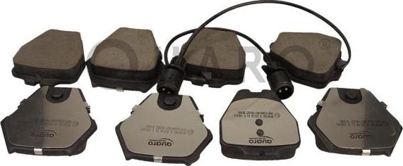 QUARO QP9276C - Brake Pad Set, disc brake www.autospares.lv