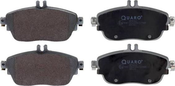 QUARO QP4012 - Bremžu uzliku kompl., Disku bremzes www.autospares.lv