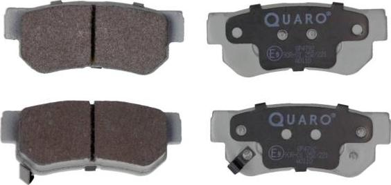 QUARO QP4792 - Brake Pad Set, disc brake www.autospares.lv