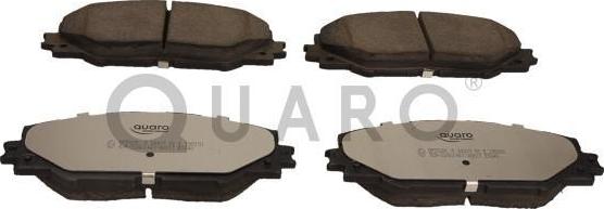 QUARO QP5928C - Brake Pad Set, disc brake www.autospares.lv