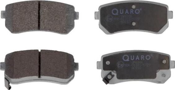 QUARO QP6986 - Тормозные колодки, дисковые, комплект www.autospares.lv