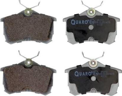 QUARO QP6972 - Brake Pad Set, disc brake www.autospares.lv