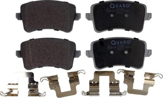 QUARO QP6566 - Тормозные колодки, дисковые, комплект www.autospares.lv