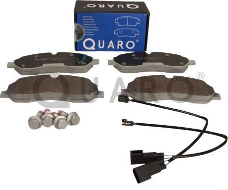 QUARO QP6685 - Тормозные колодки, дисковые, комплект www.autospares.lv