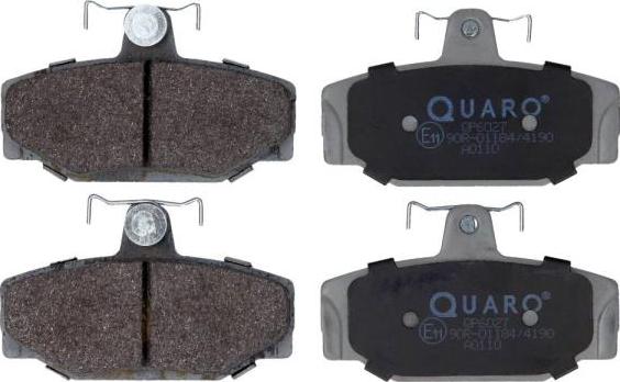 QUARO QP6027 - Bremžu uzliku kompl., Disku bremzes www.autospares.lv