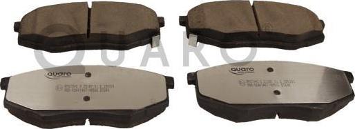 QUARO QP6784C - Тормозные колодки, дисковые, комплект www.autospares.lv