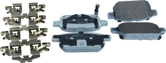 QUARO QP0961 - Brake Pad Set, disc brake www.autospares.lv