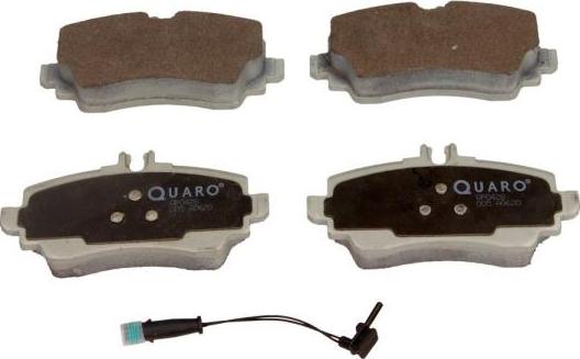 QUARO QP0428 - Тормозные колодки, дисковые, комплект www.autospares.lv