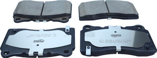 QUARO QP0195C - Bremžu uzliku kompl., Disku bremzes www.autospares.lv