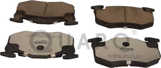 QUARO QP0137C - Brake Pad Set, disc brake www.autospares.lv