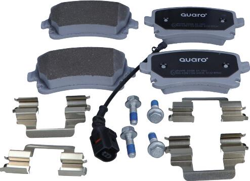 QUARO QP0895 - Brake Pad Set, disc brake www.autospares.lv