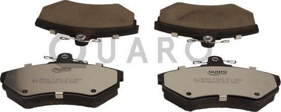 QUARO QP0821C - Тормозные колодки, дисковые, комплект www.autospares.lv