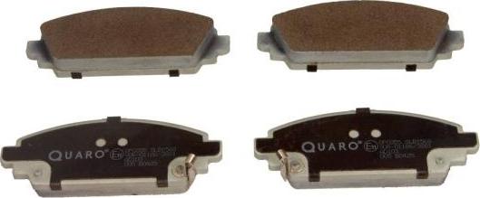 QUARO QP0355 - Тормозные колодки, дисковые, комплект www.autospares.lv