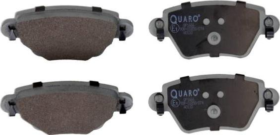 QUARO QP1666 - Brake Pad Set, disc brake www.autospares.lv