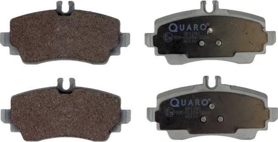 QUARO QP1190 - Тормозные колодки, дисковые, комплект www.autospares.lv