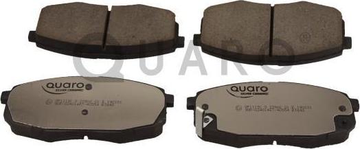 QUARO QP1119C - Тормозные колодки, дисковые, комплект www.autospares.lv