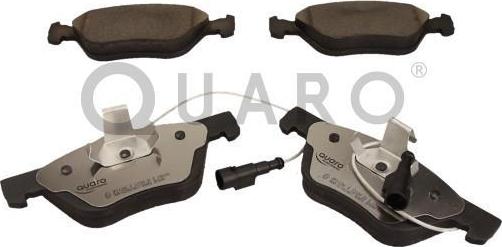 QUARO QP1129C - Тормозные колодки, дисковые, комплект www.autospares.lv