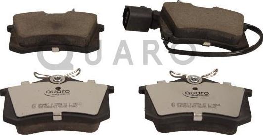 QUARO QP8041C - Тормозные колодки, дисковые, комплект www.autospares.lv