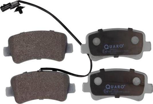 QUARO QP8211 - Тормозные колодки, дисковые, комплект www.autospares.lv