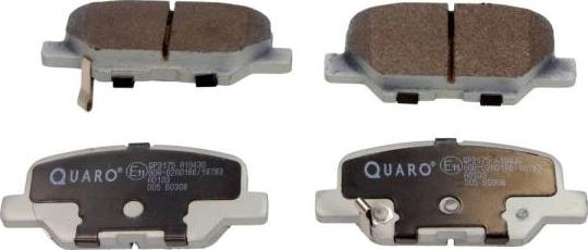 QUARO QP3175 - Bremžu uzliku kompl., Disku bremzes www.autospares.lv