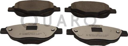 QUARO QP3797C - Тормозные колодки, дисковые, комплект www.autospares.lv