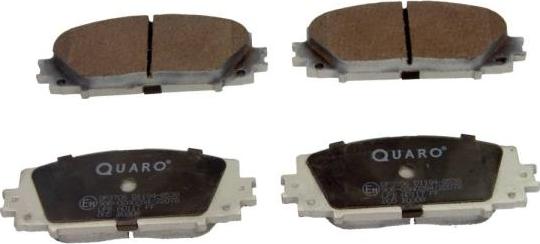 QUARO QP3706 - Brake Pad Set, disc brake www.autospares.lv