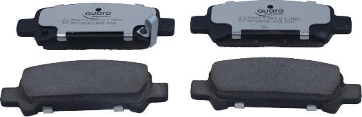 QUARO QP2417C - Brake Pad Set, disc brake www.autospares.lv