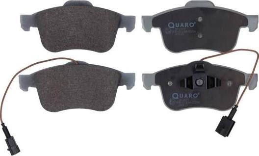 QUARO QP2677 - Тормозные колодки, дисковые, комплект www.autospares.lv