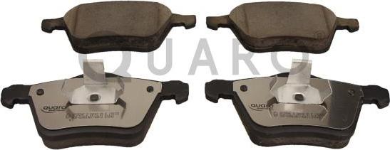 QUARO QP2854C - Тормозные колодки, дисковые, комплект www.autospares.lv